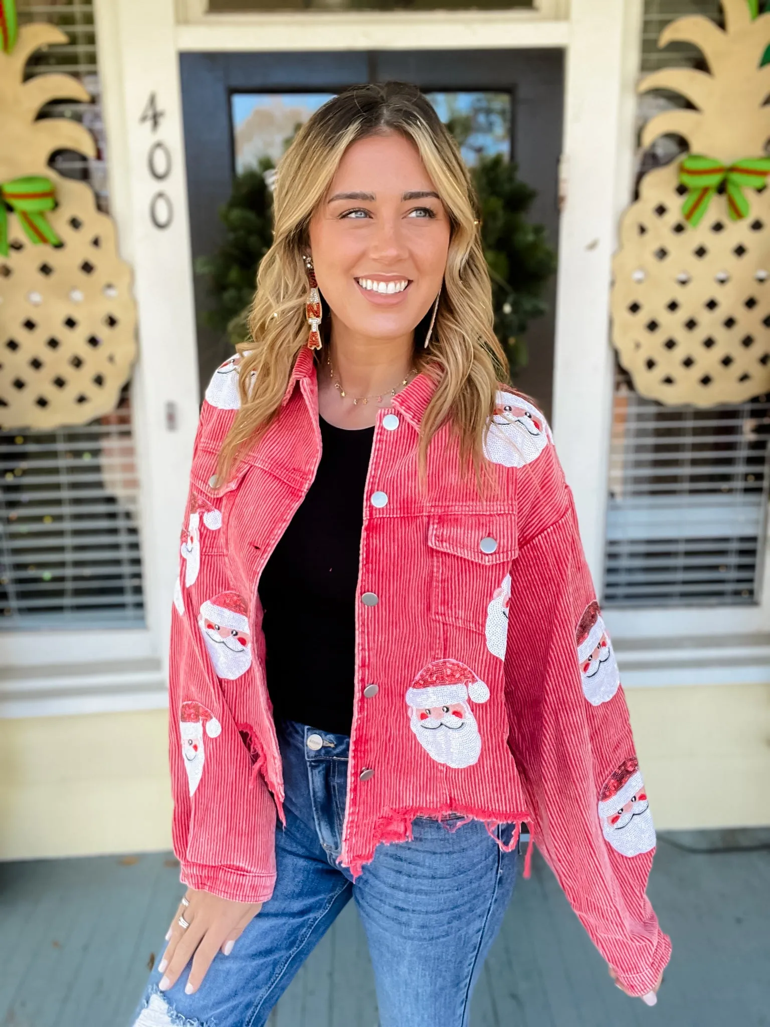 Merriest Ever Christmas Corduroy Jacket