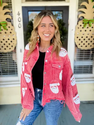 Merriest Ever Christmas Corduroy Jacket