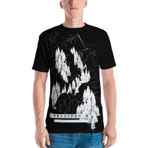 Mountain Fox All-over Black Tee