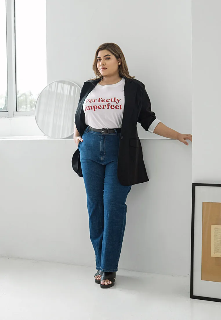 Outline Lady Women's Day 2022 Single Jersey Graphic Tee - Black