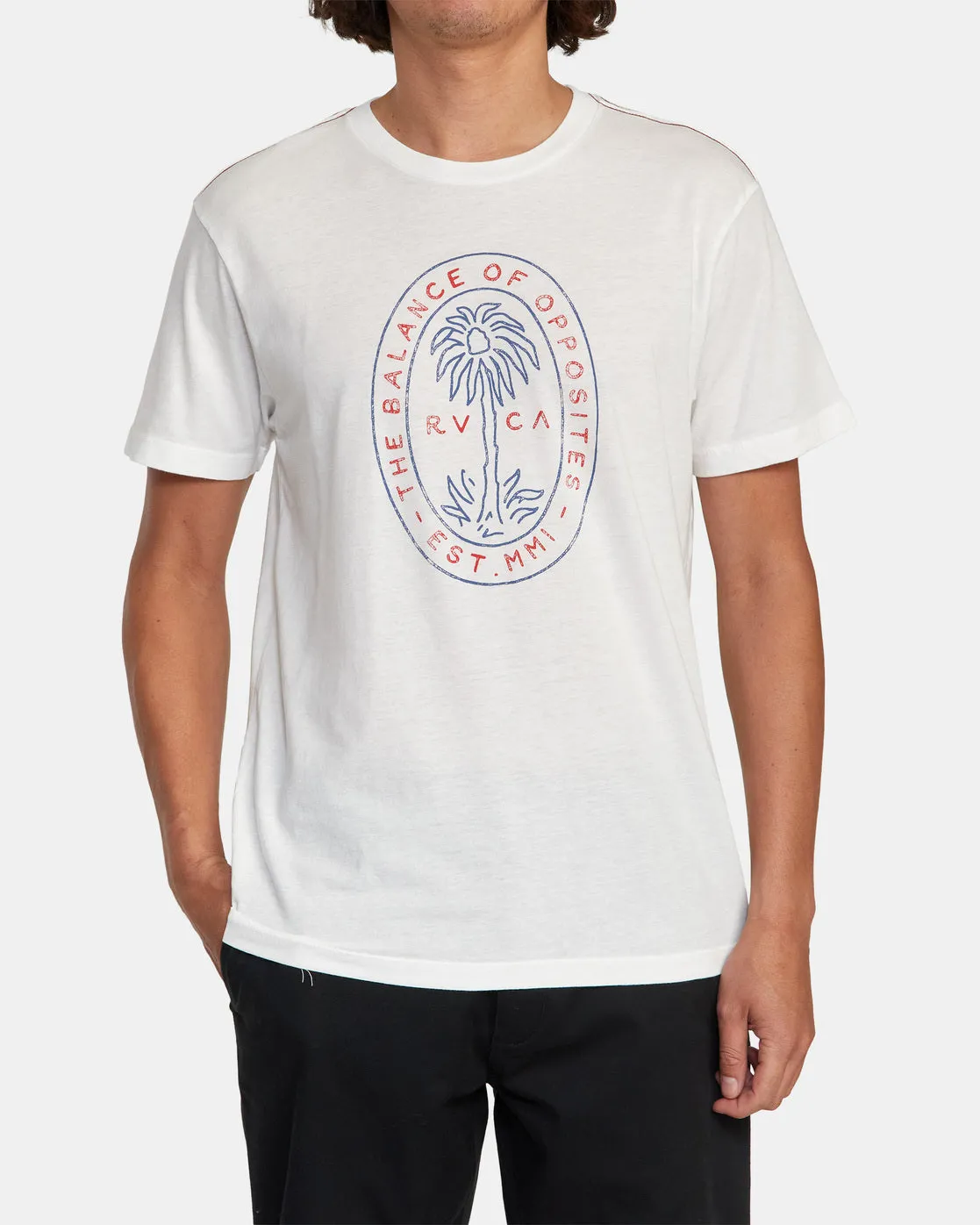 Palm Seal Tee - Antique White