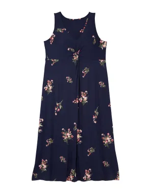 Parker Knot Detail Dress | Navy / Pink