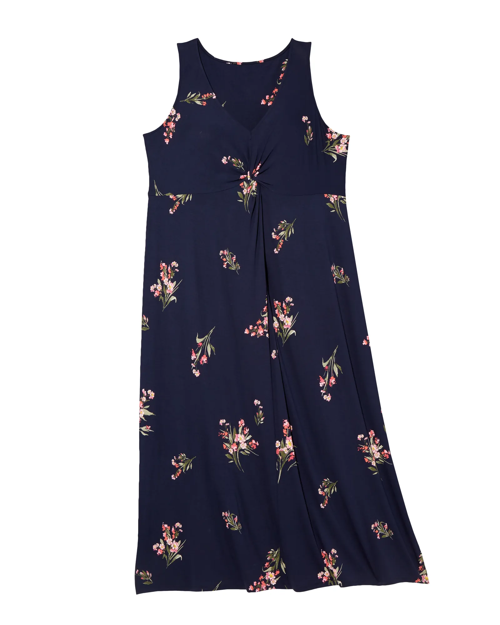 Parker Knot Detail Dress | Navy / Pink
