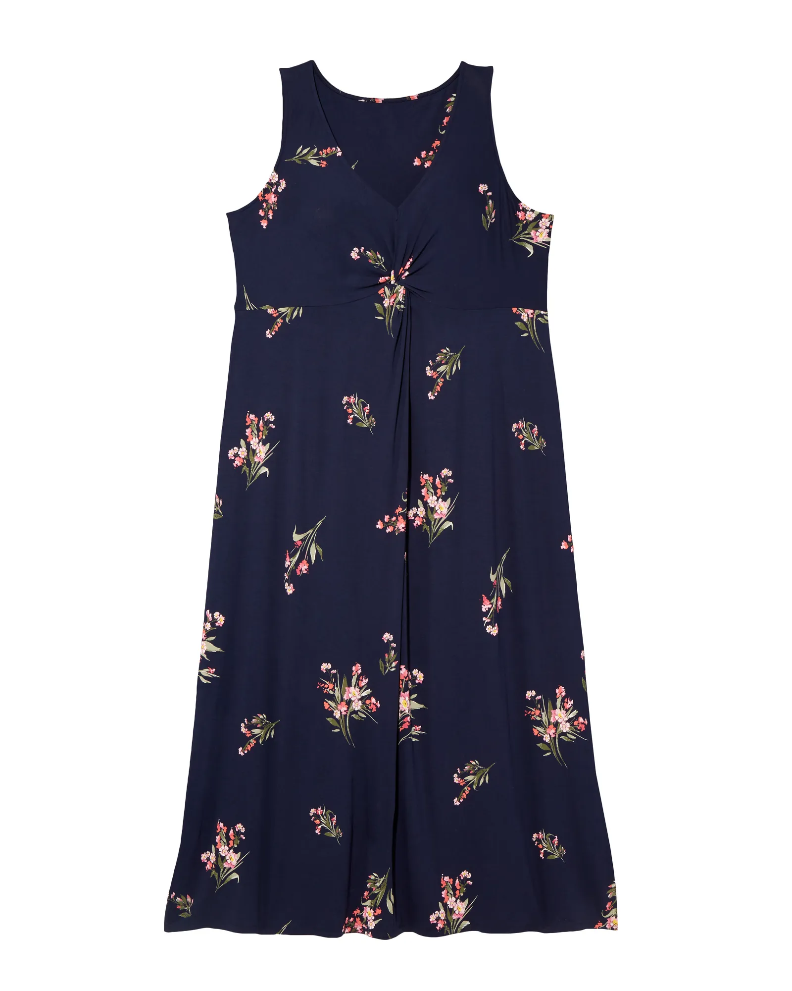 Parker Knot Detail Dress | Navy / Pink