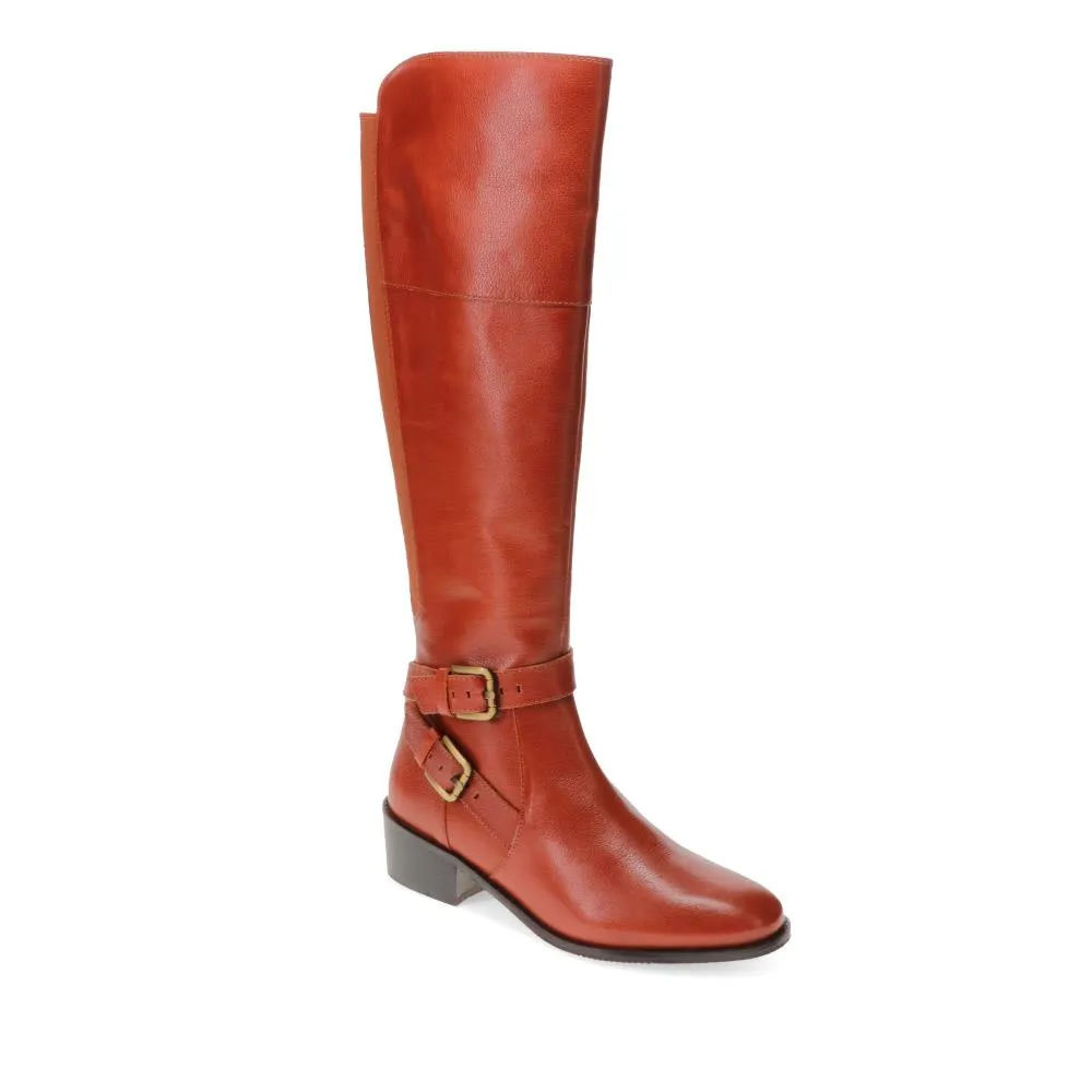 Phoebe L Calf Leather Knee Boots / 326 207