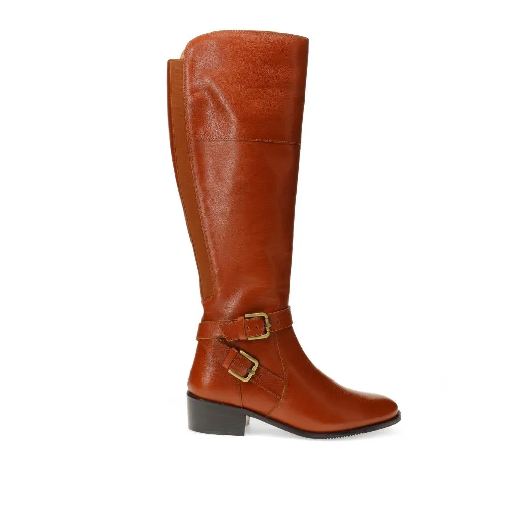 Phoebe L Calf Leather Knee Boots / 326 207