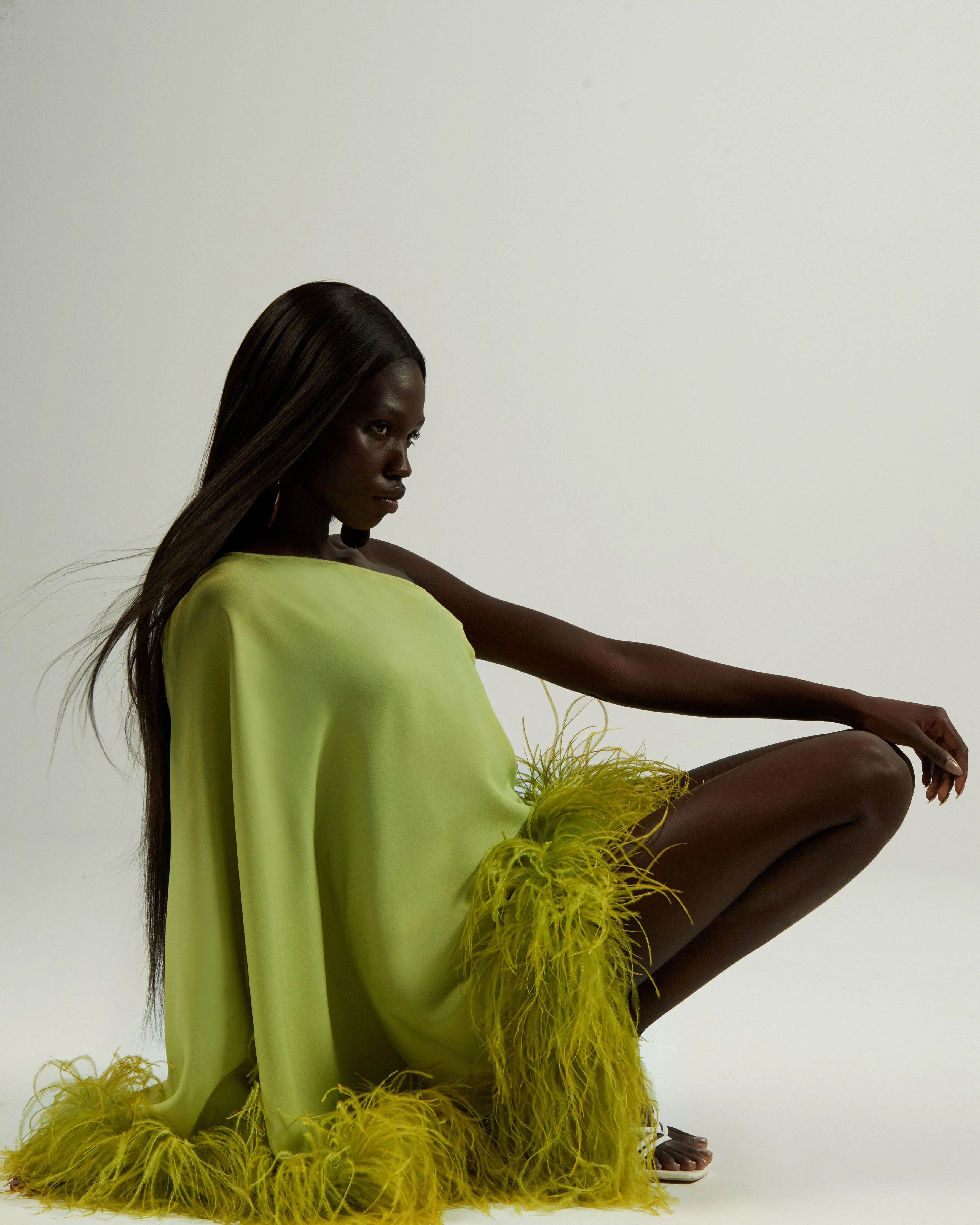 Piccolo Ubud Dress in Lime