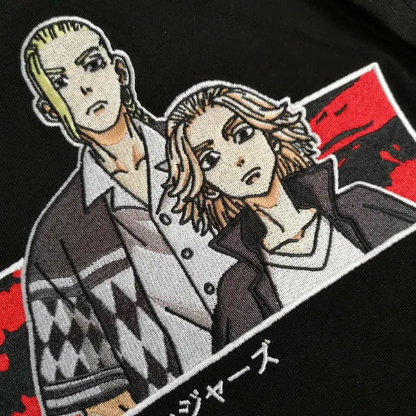 Revenge Tee Anime Embroidered T-Shirt