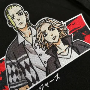 Revenge Tee Anime Embroidered T-Shirt