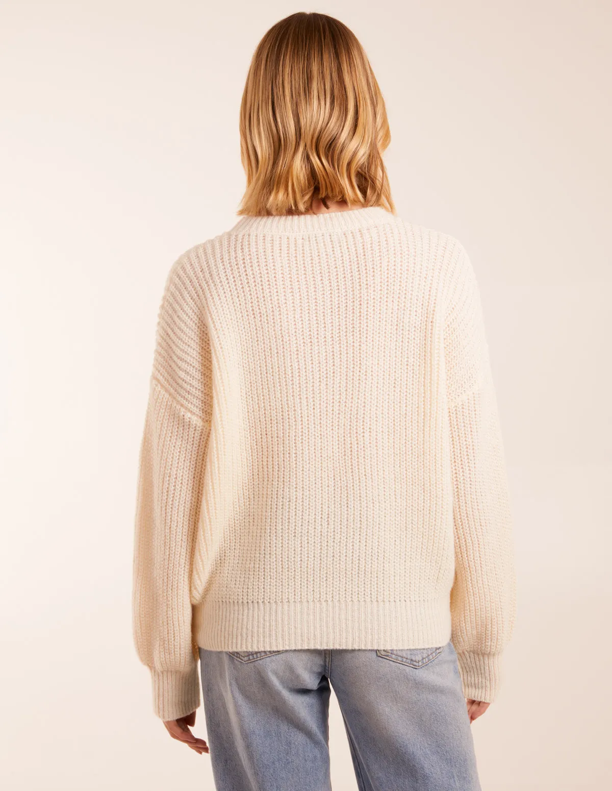 Sequin Daisy Flower Knitted Jumper