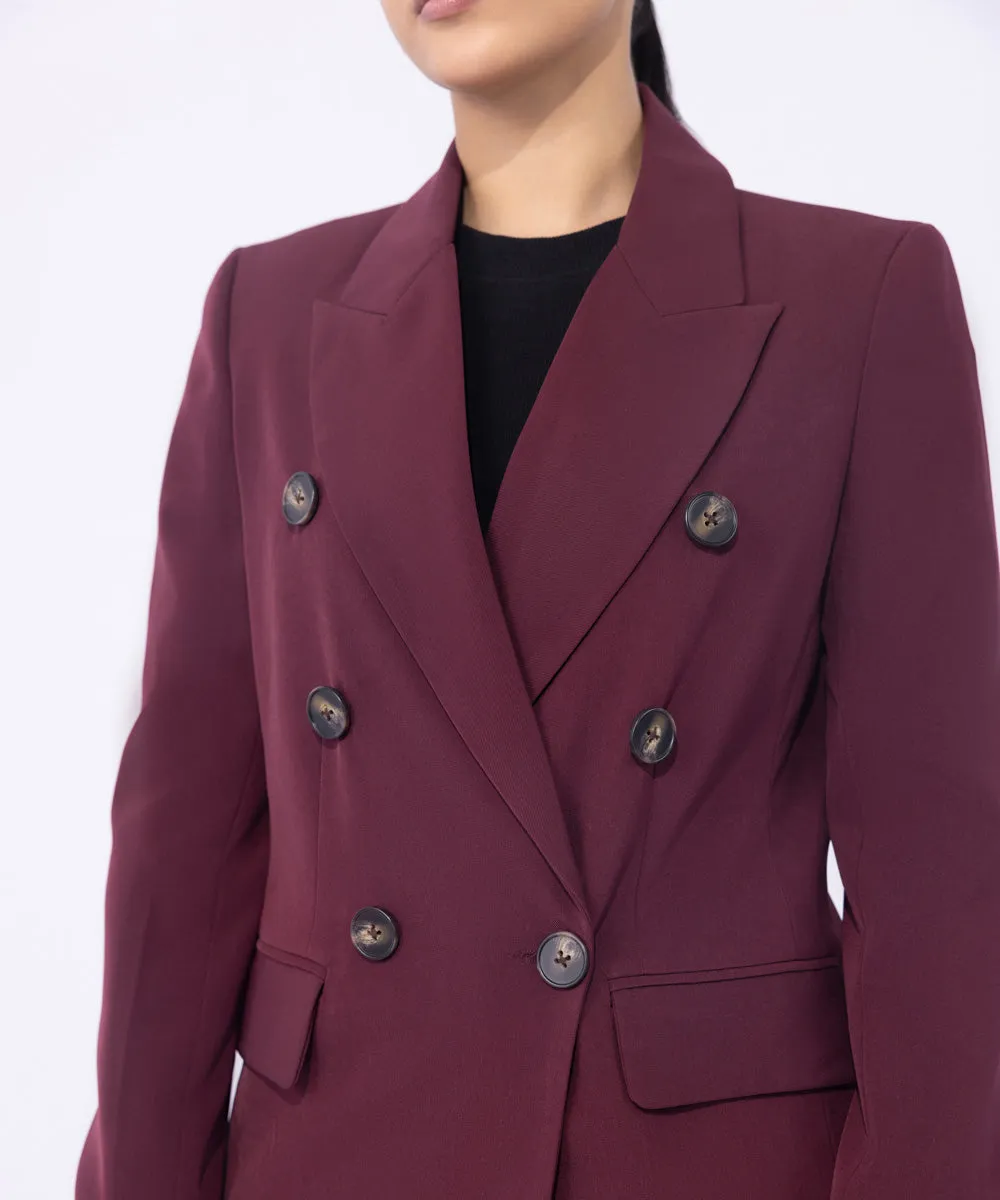 Tailored Double Breasted Blazer