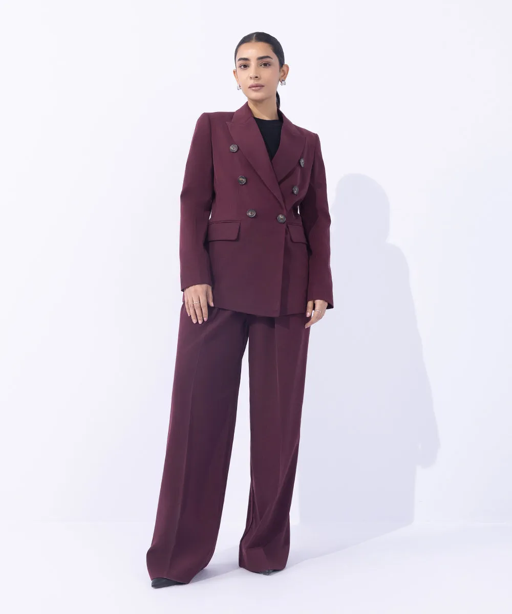 Tailored Double Breasted Blazer