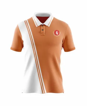 Techno Kids Orange Polo Tee