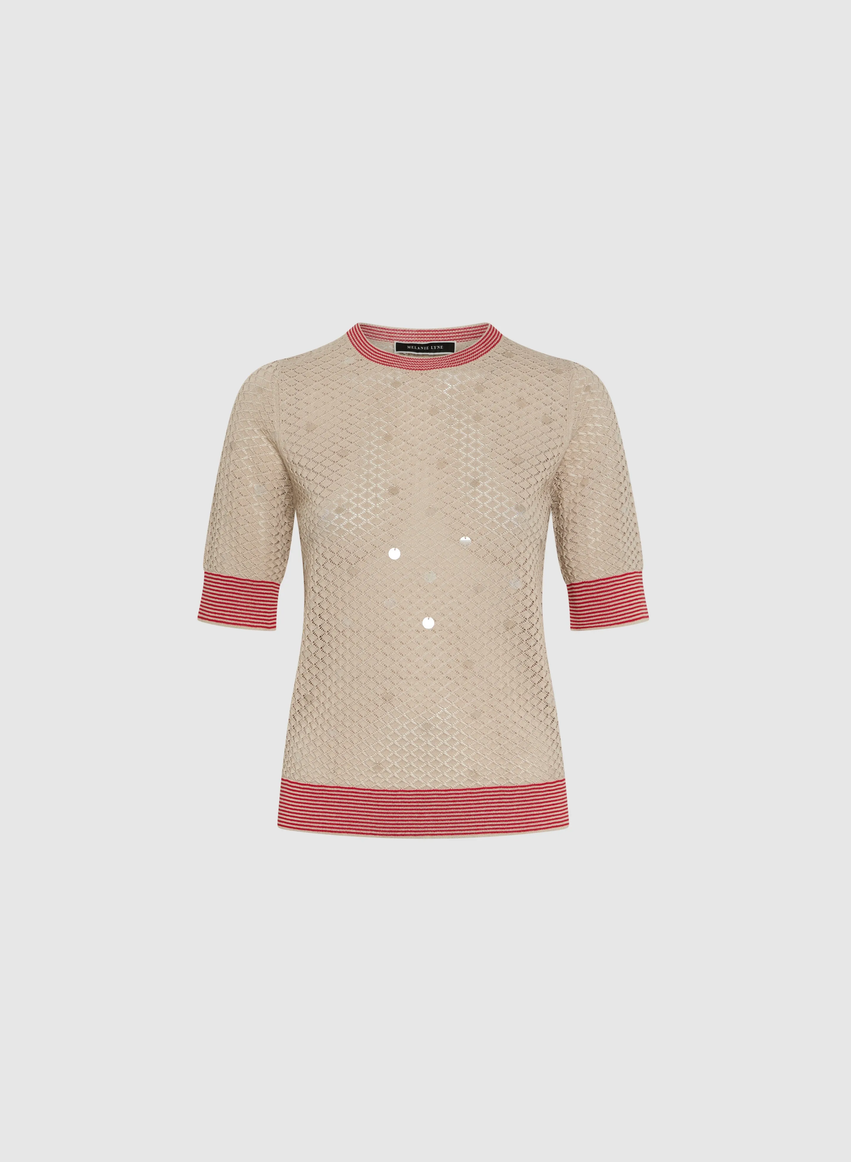 Textured Crew Neck Pullover