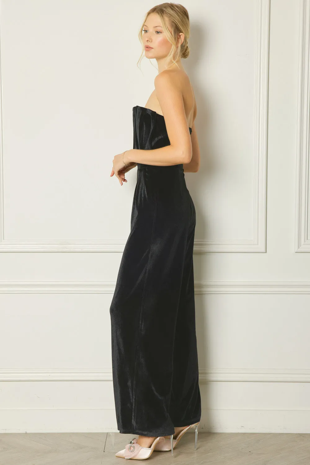 Velvet jumpsuit
