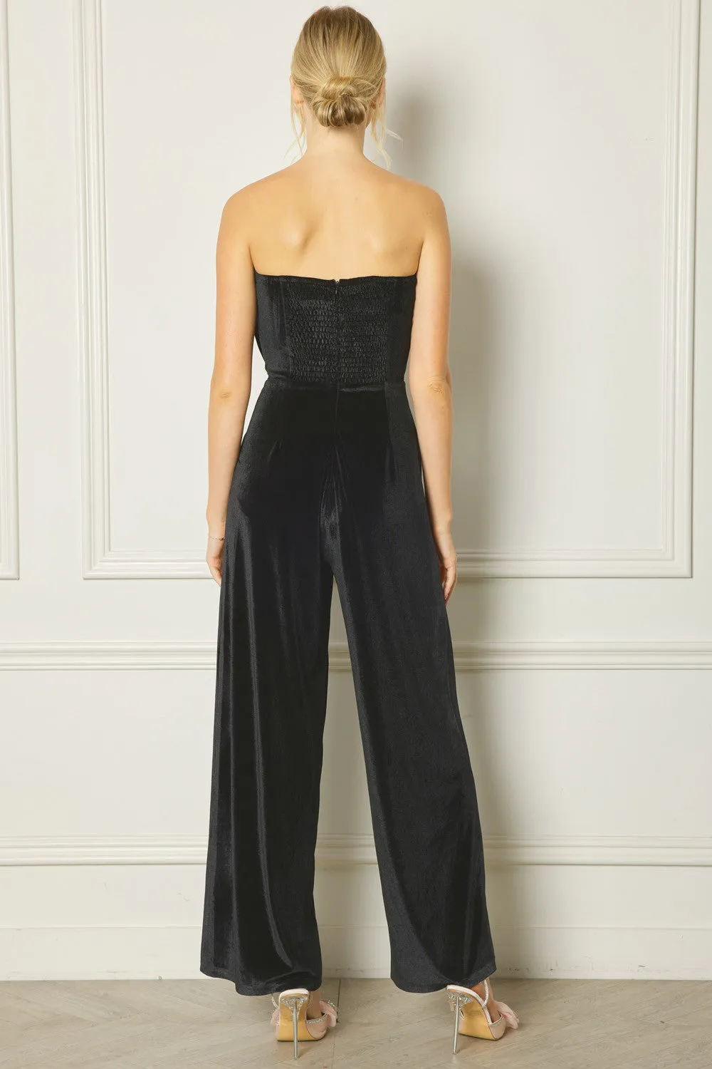 Velvet jumpsuit