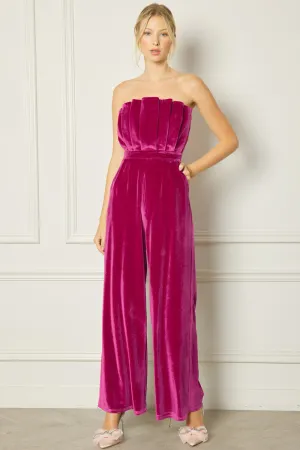 Velvet jumpsuit