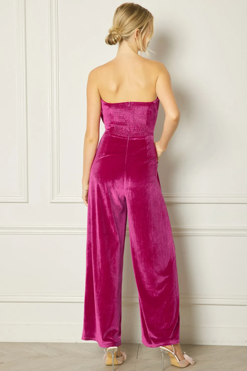 Velvet jumpsuit