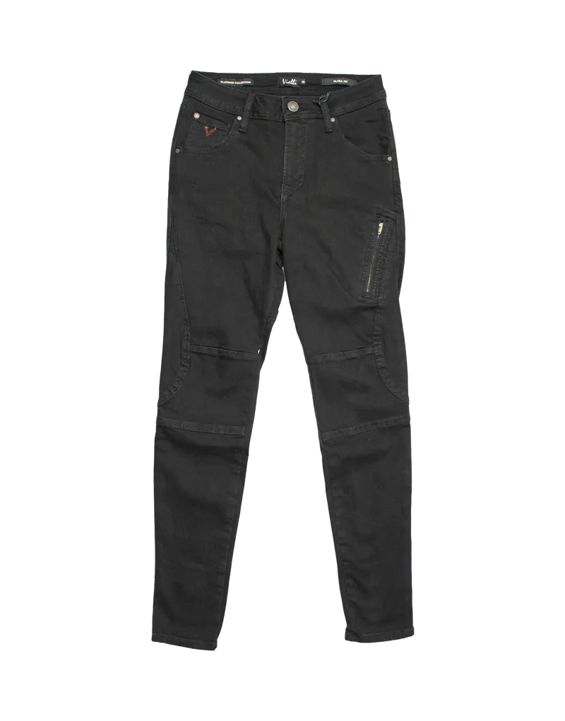 Vialli Luca Ultra Fit Black Denim Jeans
