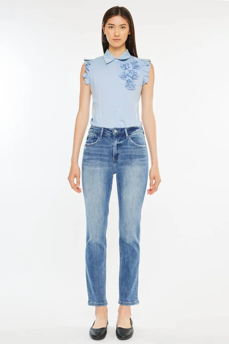 Willa Kan Can High Rise Slim Straight
