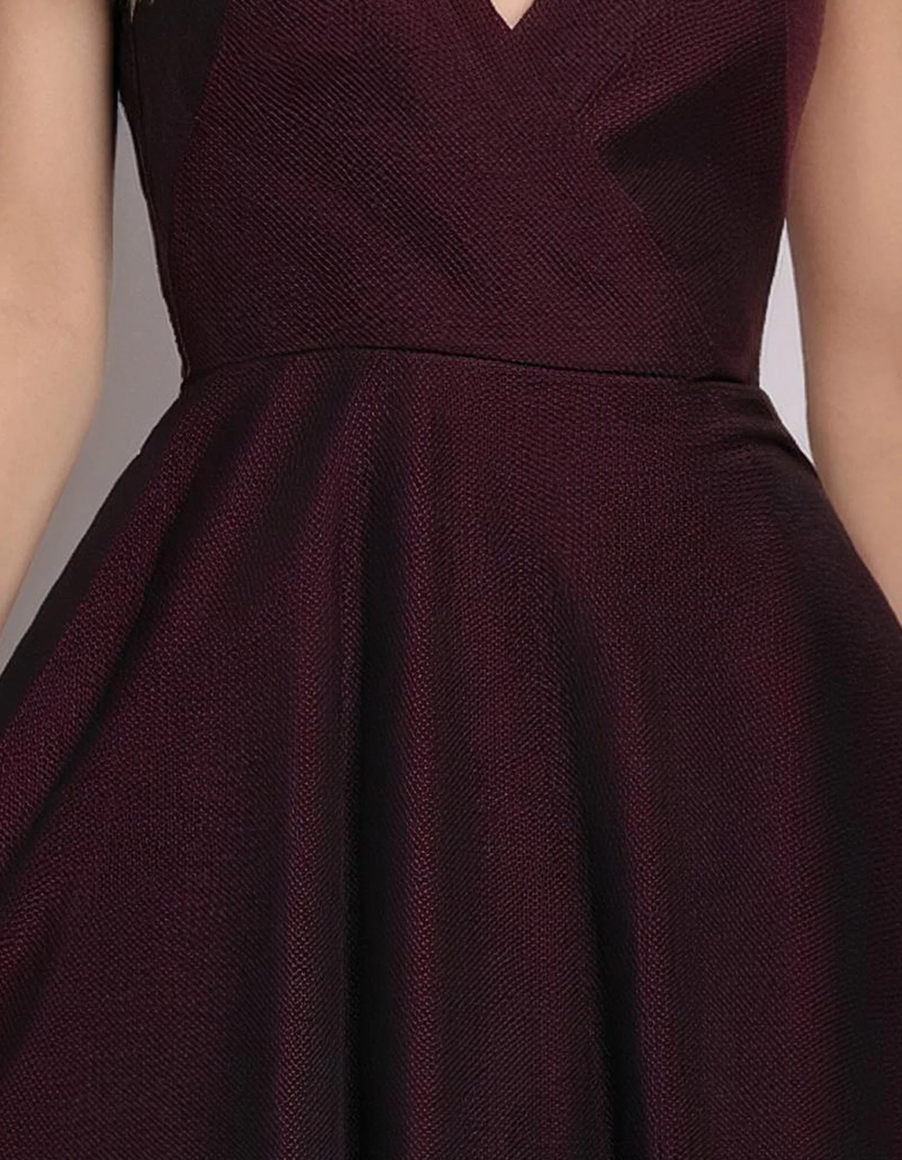Wine Red Cocktail Dress