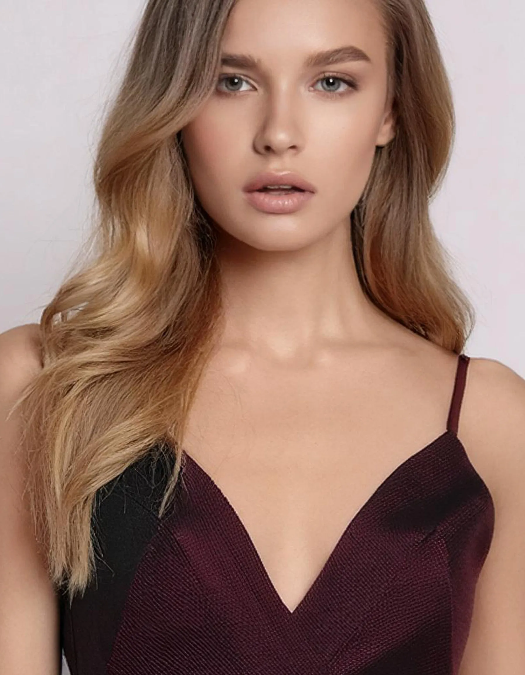 Wine Red Cocktail Dress